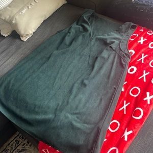 Forest Green Overall Dress